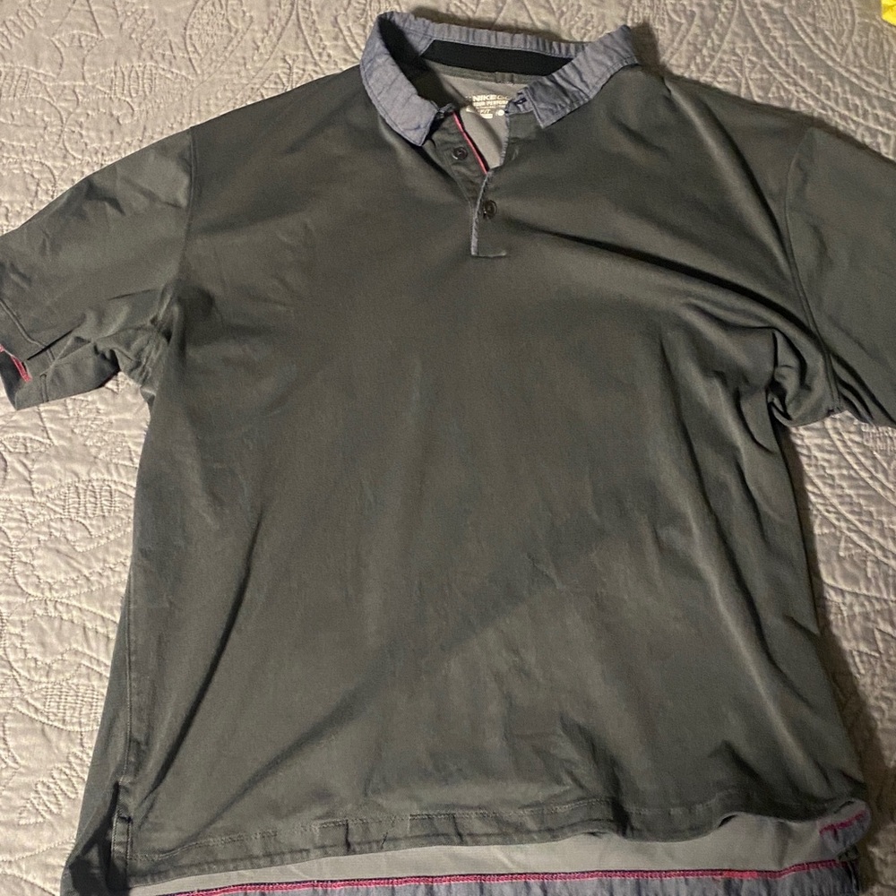 Nike Dark Gray Polo golf Shirt